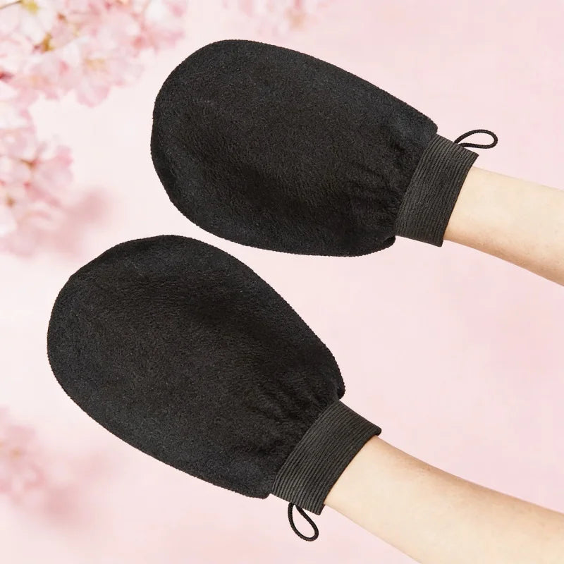 Double Sided Gentle Body Peeling Glove Soft Hammam Exfoliator Mitt  Gentle Skin Exfoliating Glove 1Pc Double Sided Hammam Bath