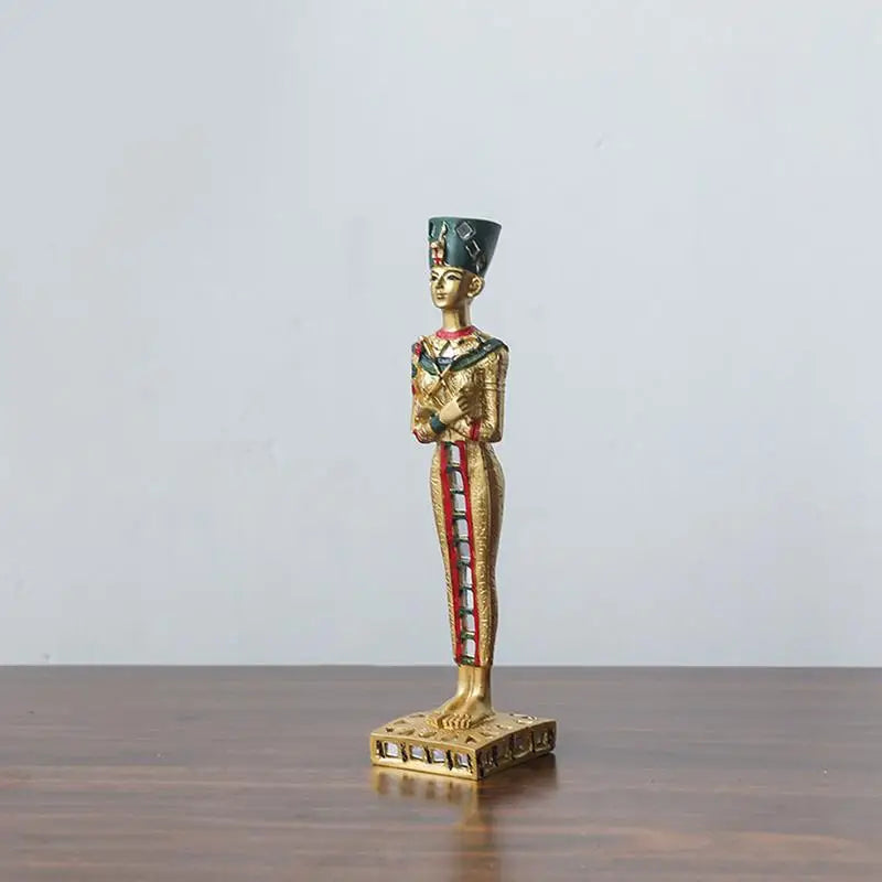 Egyptian Pharaoh, Mummy & Sphinx Collection – Mythology Statue Set for Home Decor