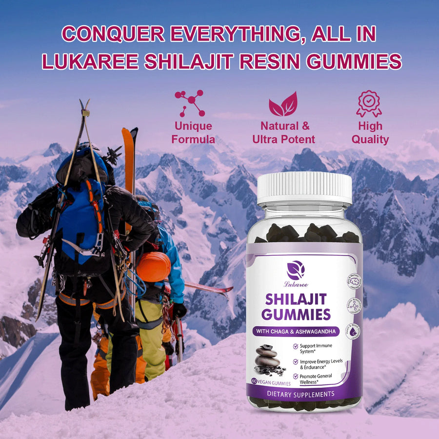 The Himalayan Gummy – 13-in-1 Pure Shilajit Supplement for Brain & Energy