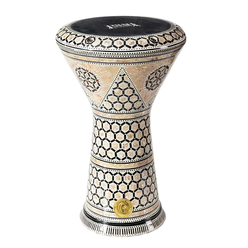 Middle Eastern drum Darbuka Arabic drum Handclapped percussion instruments Made in Egypt 8 Inch Aluminum