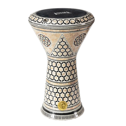 Middle Eastern drum Darbuka Arabic drum Handclapped percussion instruments Made in Egypt 8 Inch Aluminum