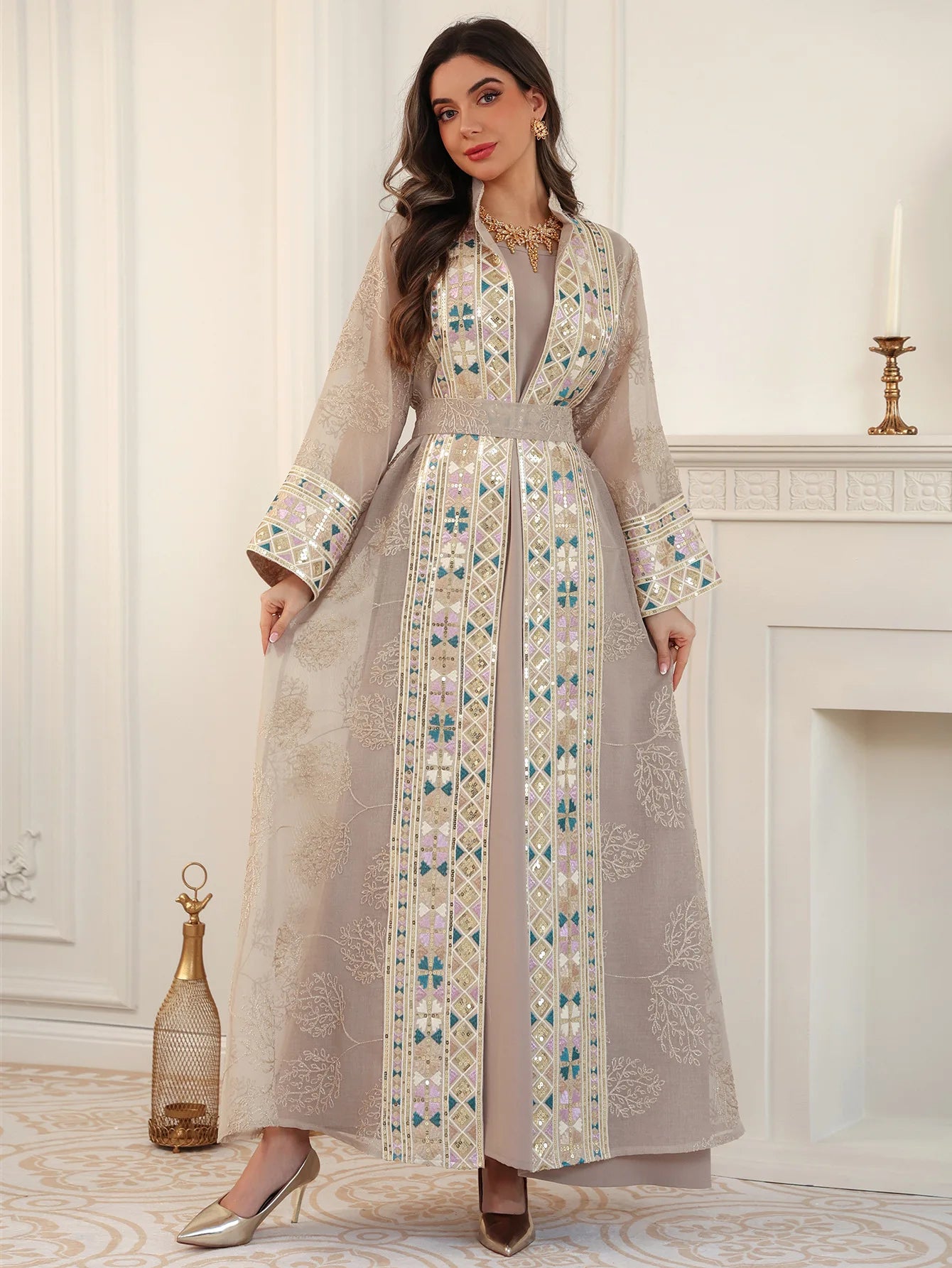 The Eid Ensemble – 2-Piece Kaftan Set for the Muslim Woman in America