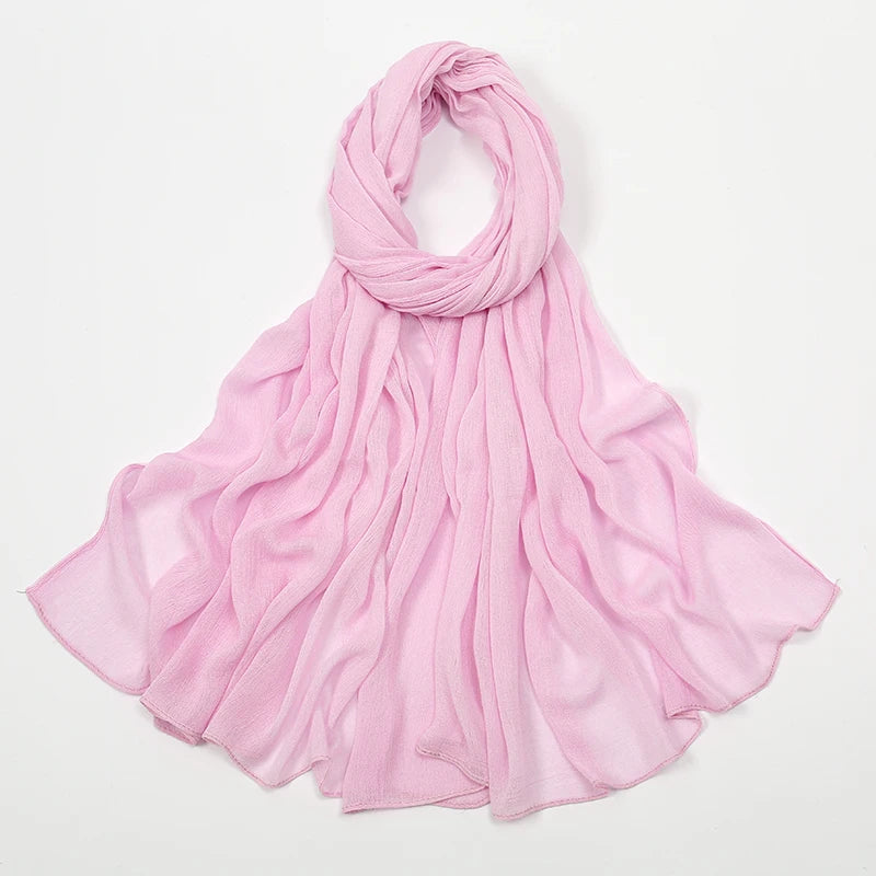 The Crinkle Rayon Hijab – Effortless Elegance, All-Day Comfort