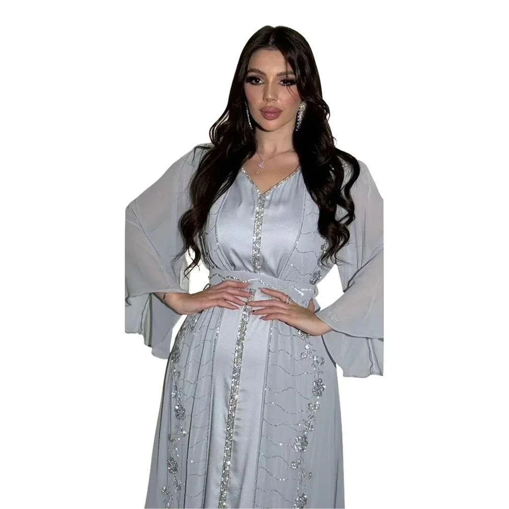 Eid Elegance – 2 Piece Kaftan Set for the Arab Woman in America