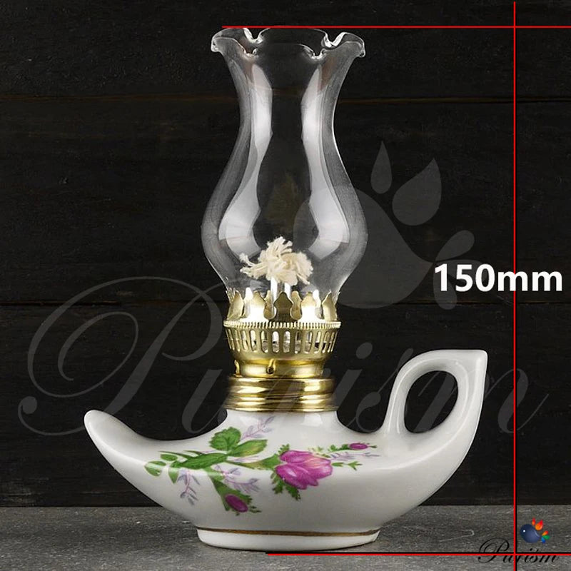 Retro Wall-Mounted Oil Lamp Horse Lamp Kerosenes Old Oil Lamp Old Bronze Nostalgic Oil Camp Lamp Outdoor Tent Lamp