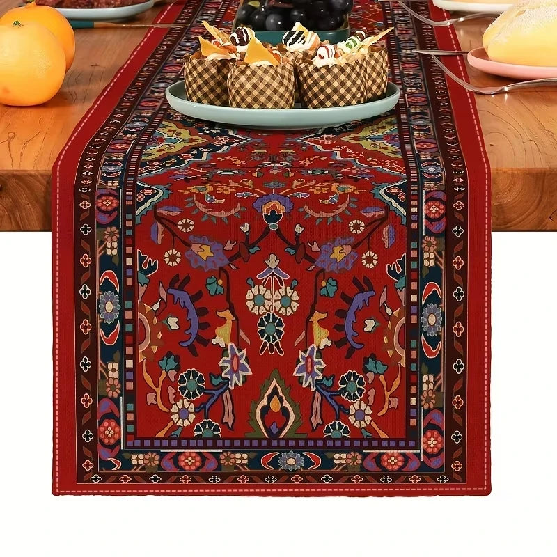 The Persian Farmhouse – Bohemian Linen Table Runner