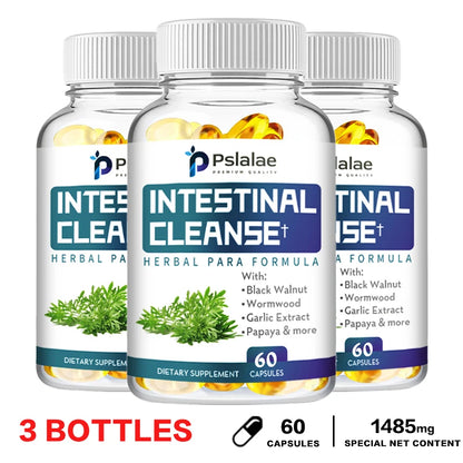 Intestinal Cleanse - Relieve Constipation, Cleanse The Body, and Support Regular Bowel Movements