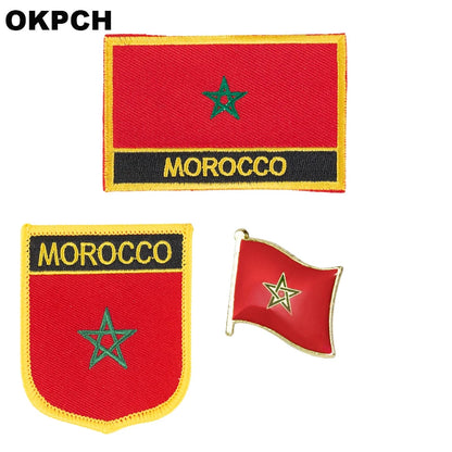 Tunisia Flag Embroidered Patch – Iron-On Badge for Clothing & Accessories