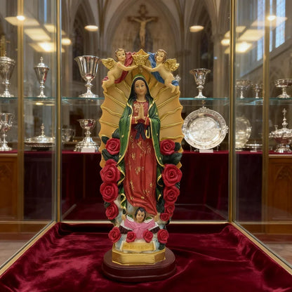 Statue of the Birth of Jesus by the Virgin Mary，the Size Is28cm/11.02in，Collectible Small Statue Ornaments，Ramadan Gifts