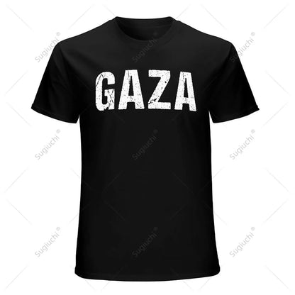 Unisex Men Vintage Gaza Palestine City Tshirt Tees T Shirts Women Boys 100% Cotton T-Shirt