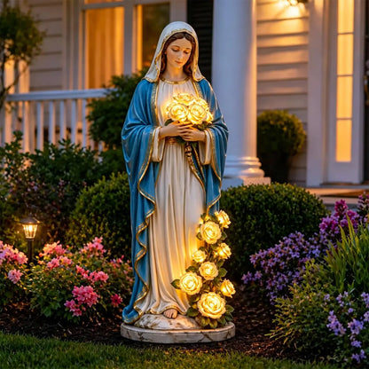 Resin Waterproof Decorative Lights Lantern Outdoor Decor Garden Lamps Statue Lanterns For Lawn Patio Porch Outside Yard Backyard