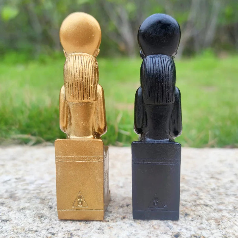 Ra Sun God Resin Statue – Pharaoh, Pyramid & Sphinx Egyptian Ornament