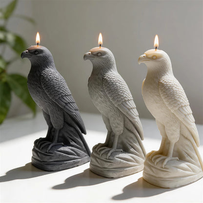 21CM Arabic Falcon Figurine Silicone Mold Home Decor Arabian Falcon Statue Soy Wax Candle Mold Animal Resin Plaster Mould