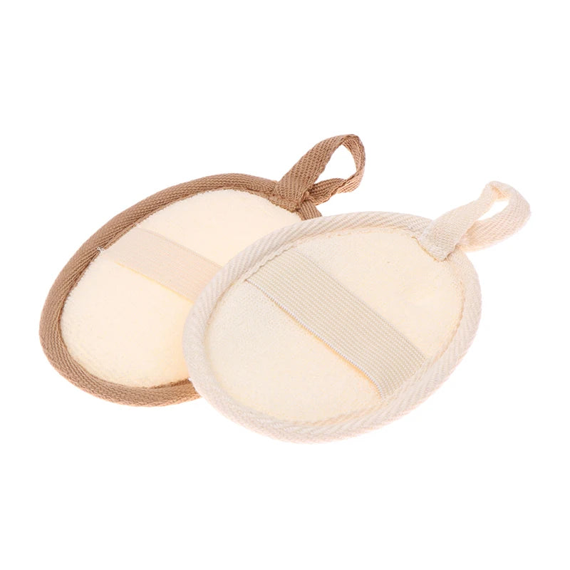 Natural Loofah Body Scrubber Bath Exfoliating Sponge Soft Shower Brush Cleaner Pad Exfoliator Shower Puff Body Skin  Tool