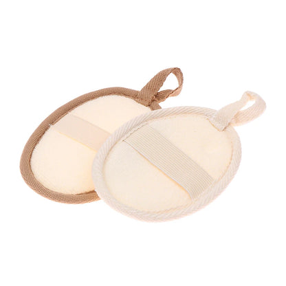 Natural Loofah Body Scrubber Bath Exfoliating Sponge Soft Shower Brush Cleaner Pad Exfoliator Shower Puff Body Skin  Tool