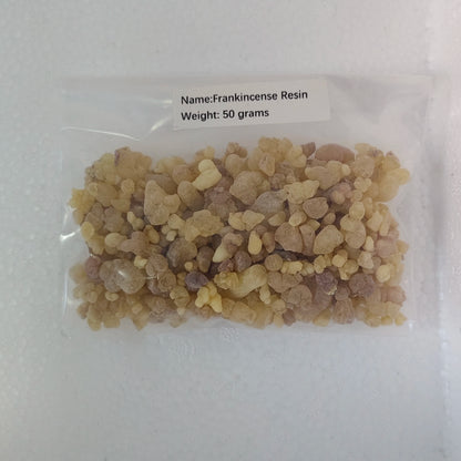 Resin Incense, Natural Tree Gum Sap -5x50g Variety Pack Including Frankincense and Myrrh Copal Benzoin Dragon's Blood