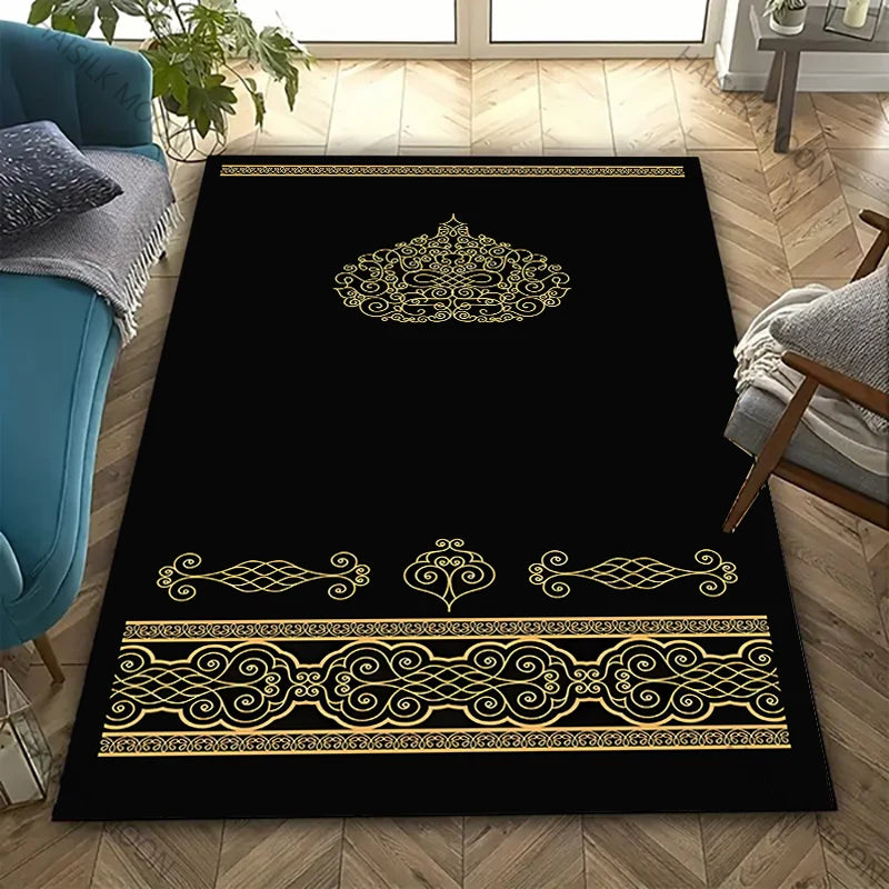 17 Styles Muslim Prayer Carpet Room Living Room Bedroom Sofa Large Area Mat Daily Prayer Soft Carpet Ramadan Gift for Friend