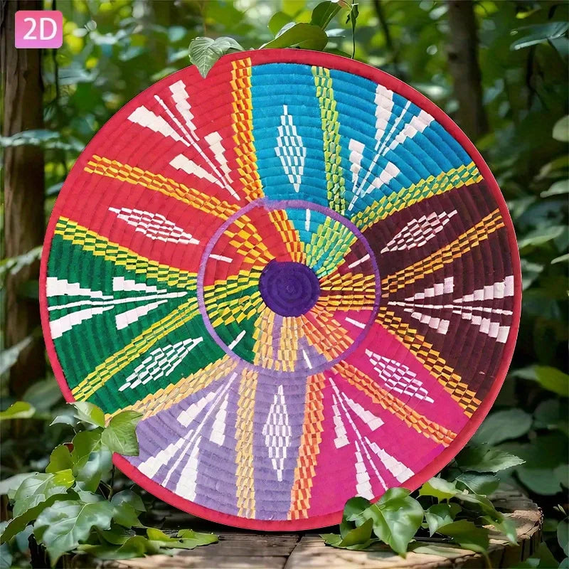 The Ethiopian Shield – 2D Aluminum African Wall Plaque