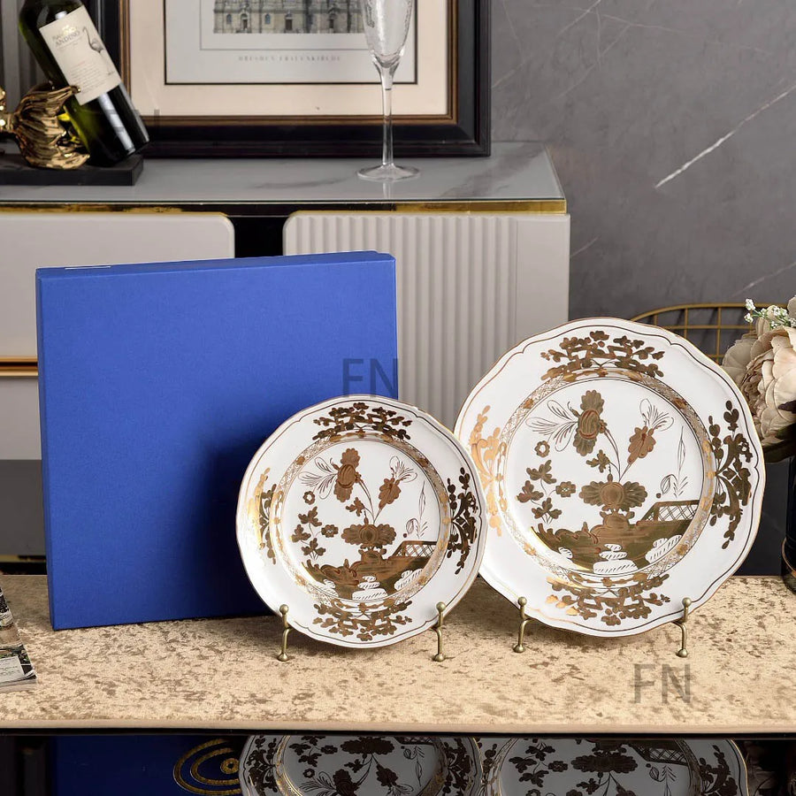 Oriental Bloom – High-End Ceramic Coffee Cup Set with Gift Box
