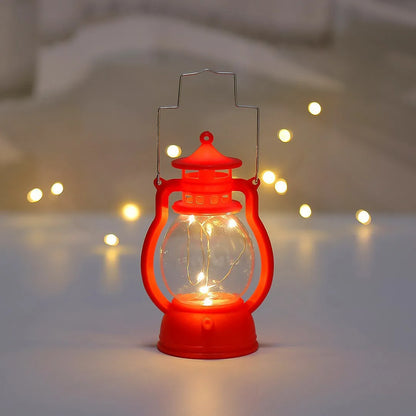 Candle Holders lantern for Table Retro Flameless Lamp Desktop Candlestick Chandelier Christmas New Year Home Decor
