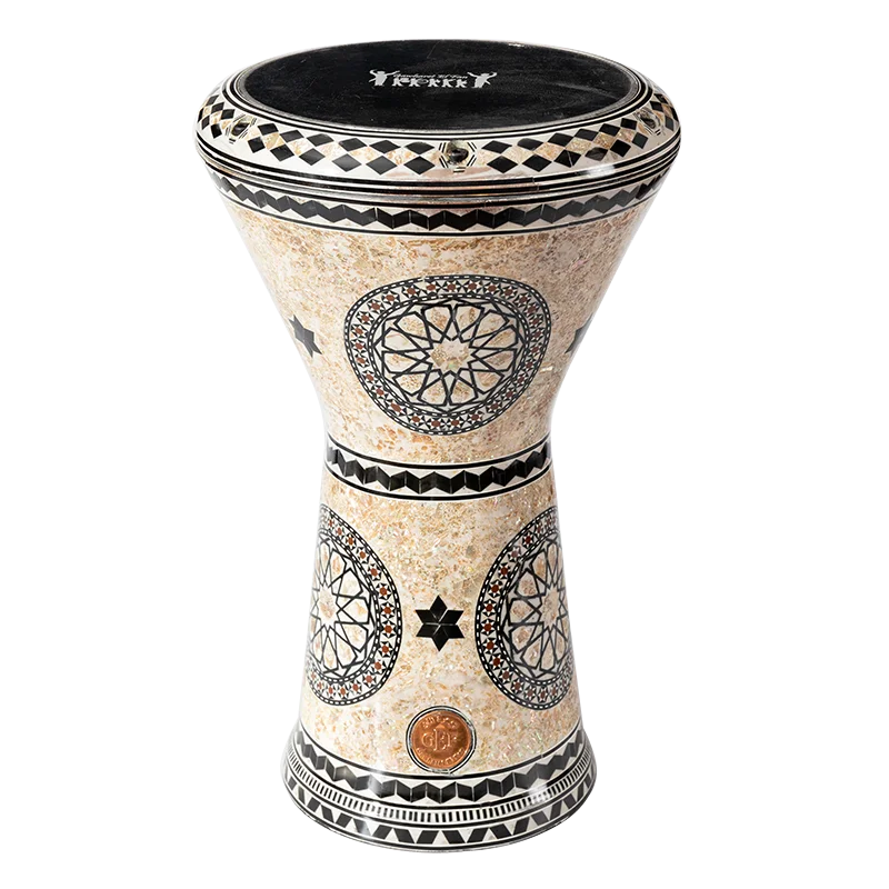 Middle Eastern drum Darbuka Arabic drum Handclapped percussion instruments Made in Egypt 8 Inch Aluminum