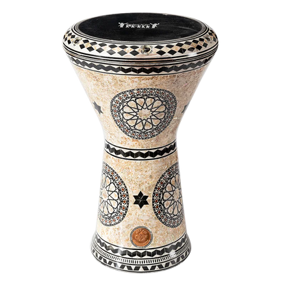 Middle Eastern drum Darbuka Arabic drum Handclapped percussion instruments Made in Egypt 8 Inch Aluminum