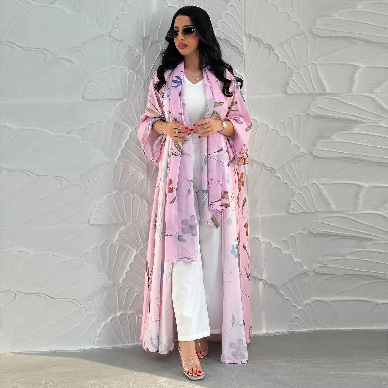 Eid in America – Saudi Nida Abaya with Scarf for the Muslim Woman