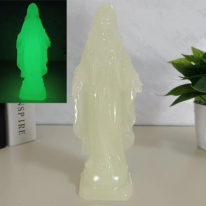 21.5cm Golden Virgin Mary Statues Big Resin Madonna Sculpture Christmas Decorations For Wedding Office Christmas Gift