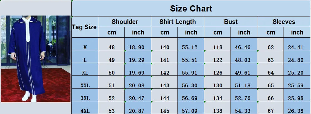 New Muslim Jubba Thobe Clothes Men Hoodie Ramadan Spring Autumn Abaya Dubai Turkey Islamic Clothing Male Casual Loose Red Stripe