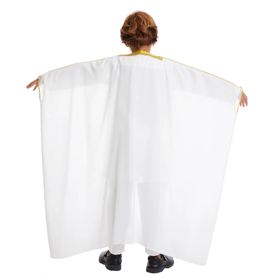 Boys' Eid Dishdasha & Open Abaya – Children's Modest Islamic Robe for Ramadan & Prayer