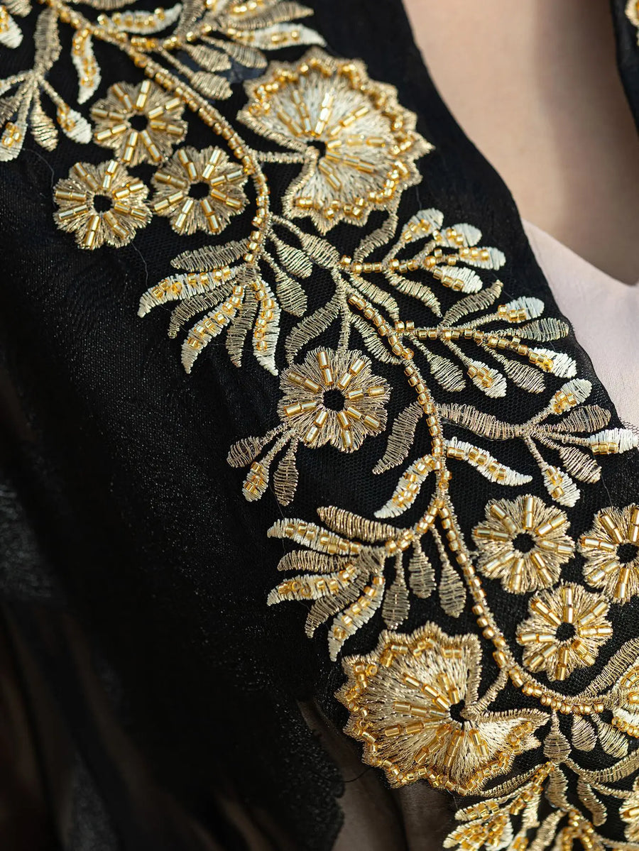 Black & Gold – The 2-Piece Belted Ramadan Set for the Muslim Woman in America