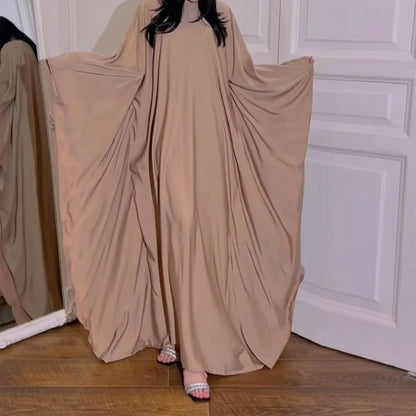 Closed Batwing Abaya Women Muslim Dress Turkish Islamic Dress Women 2024 For Party Kebaya Kaftan Turkey Caftan Marocain Femme