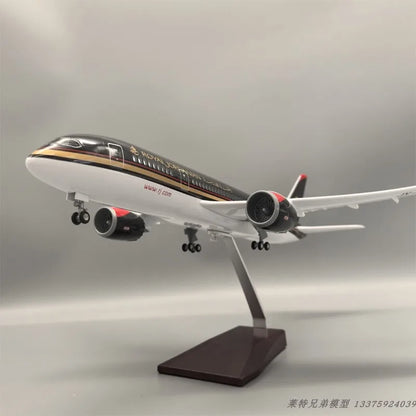 Royal Jordanian B787 Model 1:130 – Light & Wheel Diecast Resin Aircraft Display