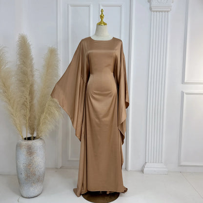 Closed Batwing Abaya Women Muslim Dress Turkish Islamic Dress Women 2024 For Party Kebaya Kaftan Turkey Caftan Marocain Femme