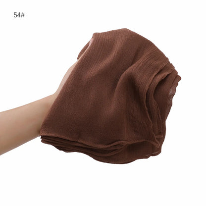 The Crinkle Rayon Hijab – Effortless Elegance, All-Day Comfort