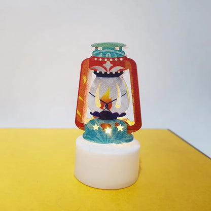 1Pc Home Eid Al Adha Al-Fitr Islam Middle East Muslim Party Decoration Candle Light 2026 Eid Mubarak Decor Ramadan Decoration