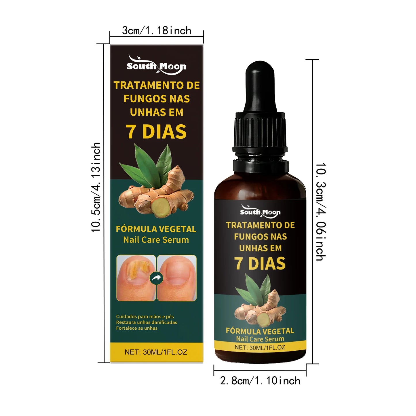 Fungal Nail Renewal Serum Anti Infection Paronychia Onychomycosi Restore Discolored Damaged Nails Hand Foot Nail Care Essence