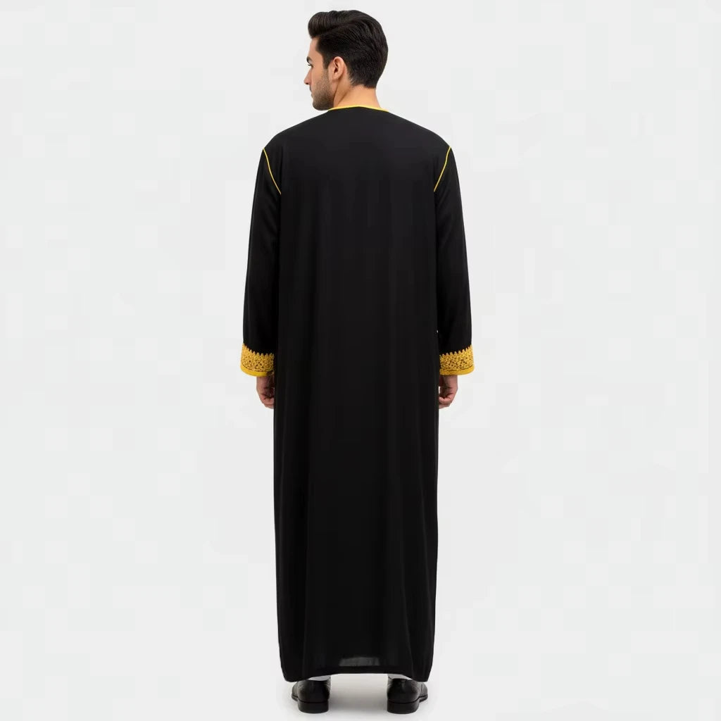 Men's Muslim Clothing Modest Fashion Abaya Thobes  for Muslim Men Modesty Dress Code Islamic Wear for Men