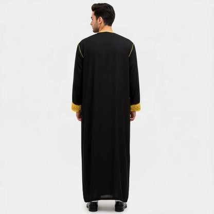 Men's Muslim Clothing Modest Fashion Abaya Thobes  for Muslim Men Modesty Dress Code Islamic Wear for Men
