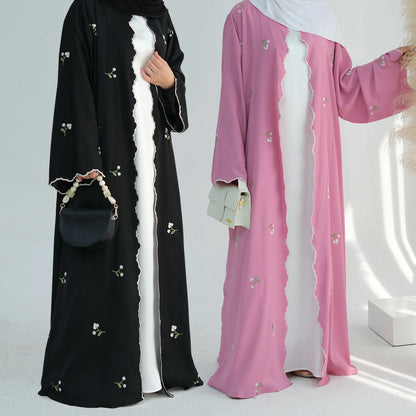 Eid Embroidered – The Cardigan Abaya for the Muslim Woman in America