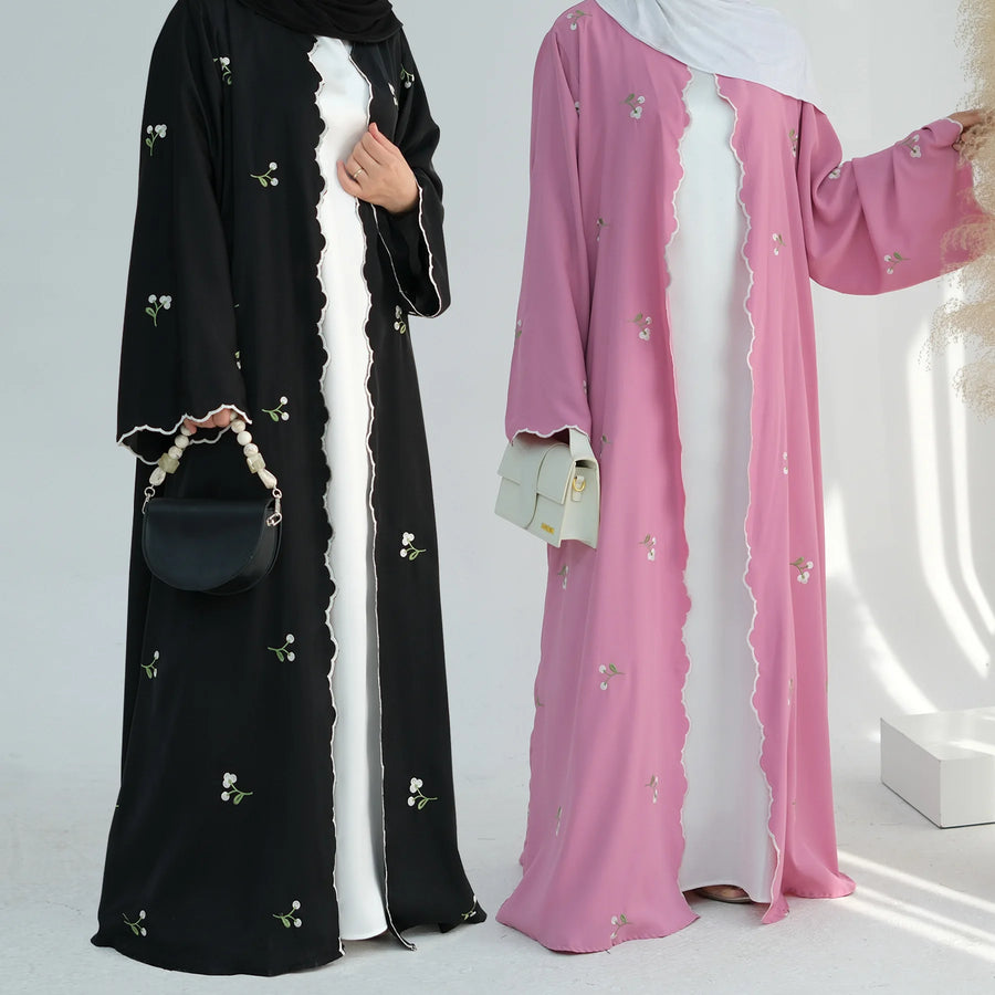 Eid Embroidered – The Cardigan Abaya for the Muslim Woman in America