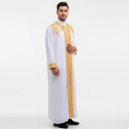 Men's Muslim Clothing Modest Fashion Abaya Thobes  for Muslim Men Modesty Dress Code Islamic Wear for Men