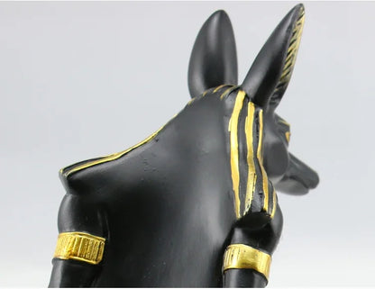 Egyptian Sphinx & Anubis Candleholder – Resin Candlestick, Retro Home Decor