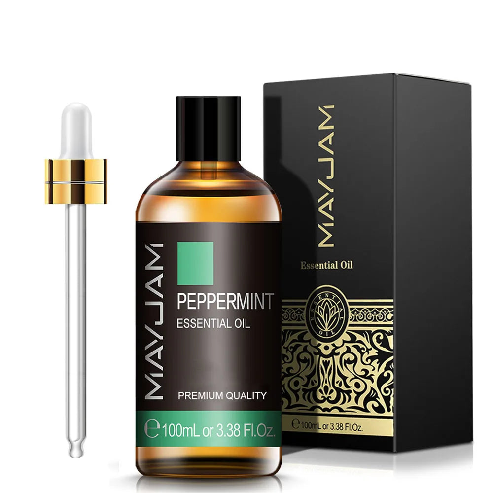 100ml Pure Natural Jasmine Tea Tree Sandalwood Essential Oils Diffuser Plant Lavender Vanilla Rosemary Eucalyptus Essential Oil