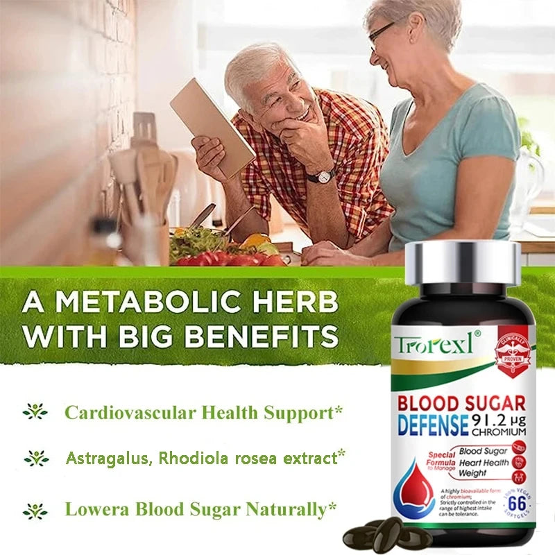 The Sugar Shield – Blood Sugar Defense & Cardiovascular Support Capsules