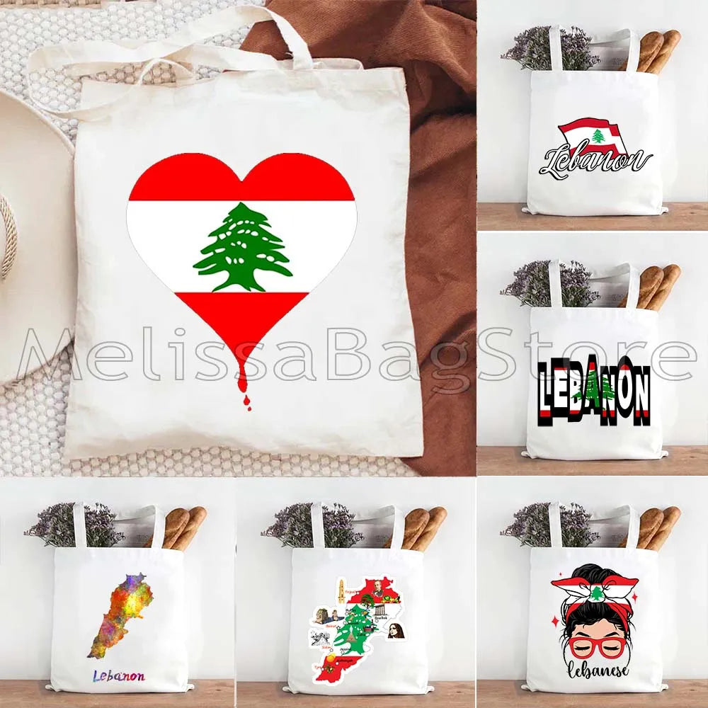 Love Beirut – Lebanese Roots Canvas Shoulder Tote