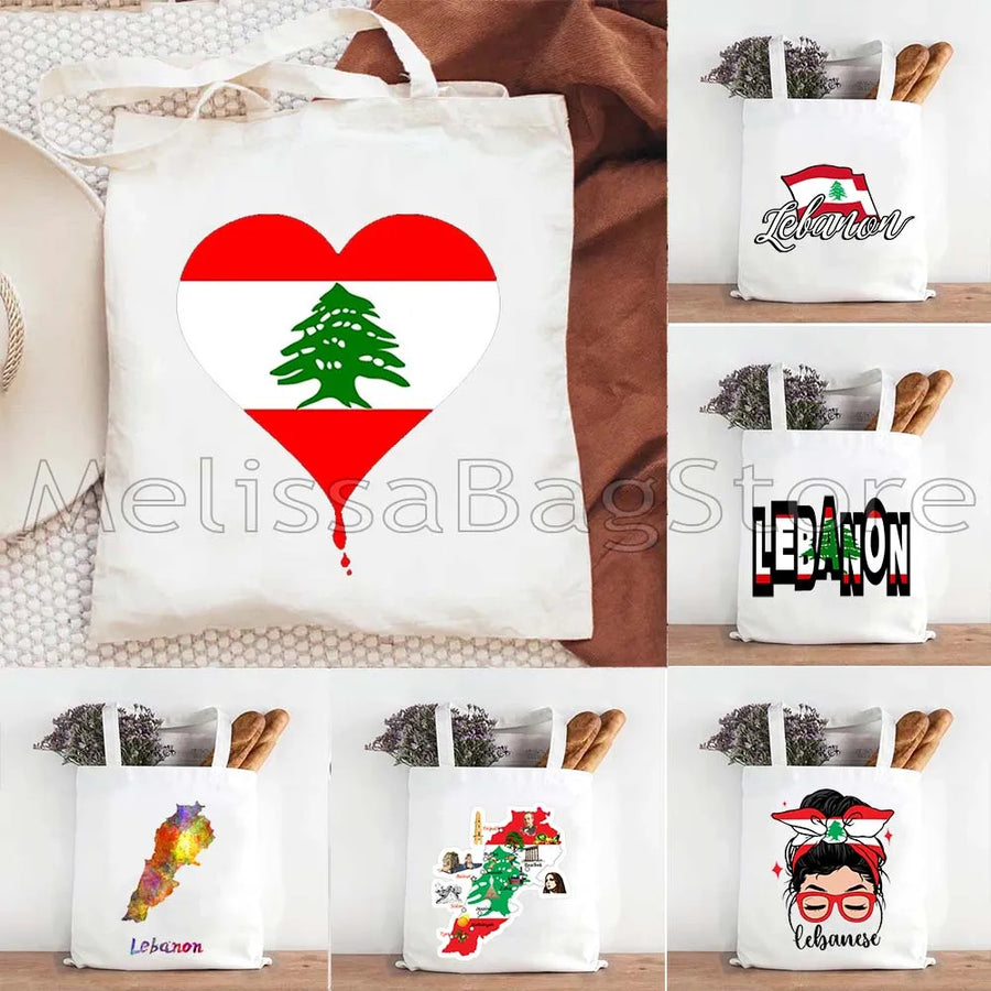 Love Beirut – Lebanese Roots Canvas Shoulder Tote