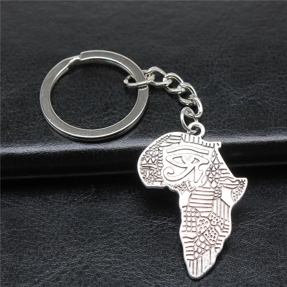 Eye of Horus & Pharaoh Keyring – Egyptian Charm, Creative Gift Accessory