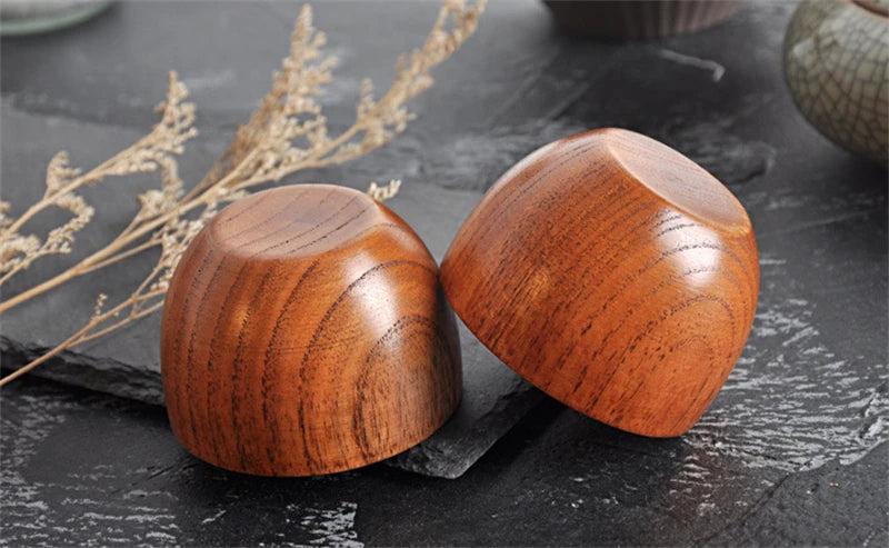 Handmade Spruce Wood Cups – Natural Big Belly Mug for Tea, Coffee & Milk
