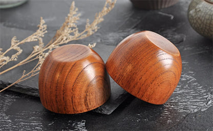 Handmade Spruce Wood Cups – Natural Big Belly Mug for Tea, Coffee & Milk